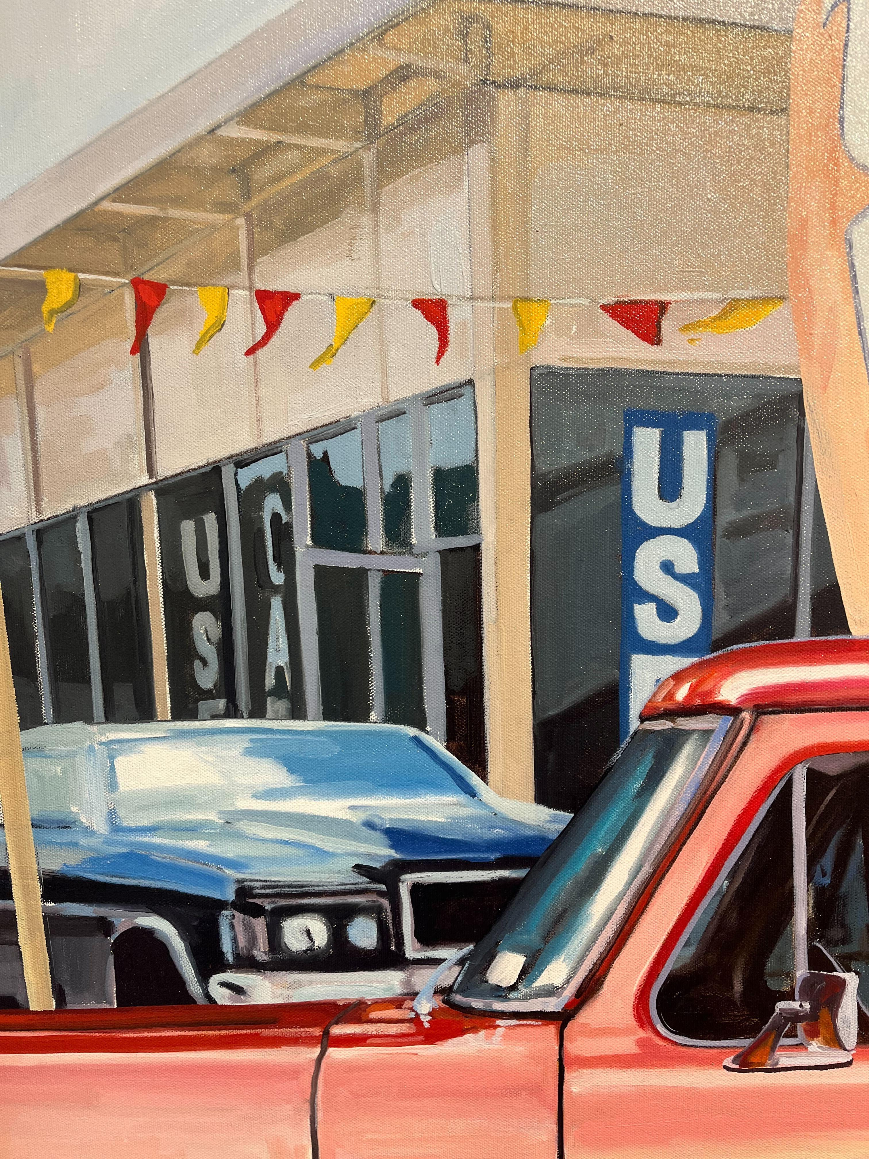 Monumentos usados - Painting Contemporáneo de Tracy Stuckey