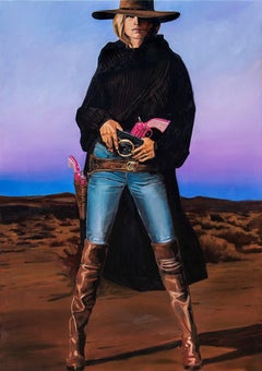 Woman with Pink Guns