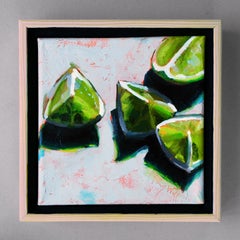 "4 Limes, " Oil Painting