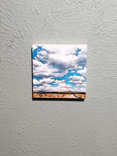 "CO Clouds" - Contemporary Colorado Sky Landscape Acrylic Painting, 2026