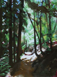Forest Feeling, peinture originale en techniques mixtes