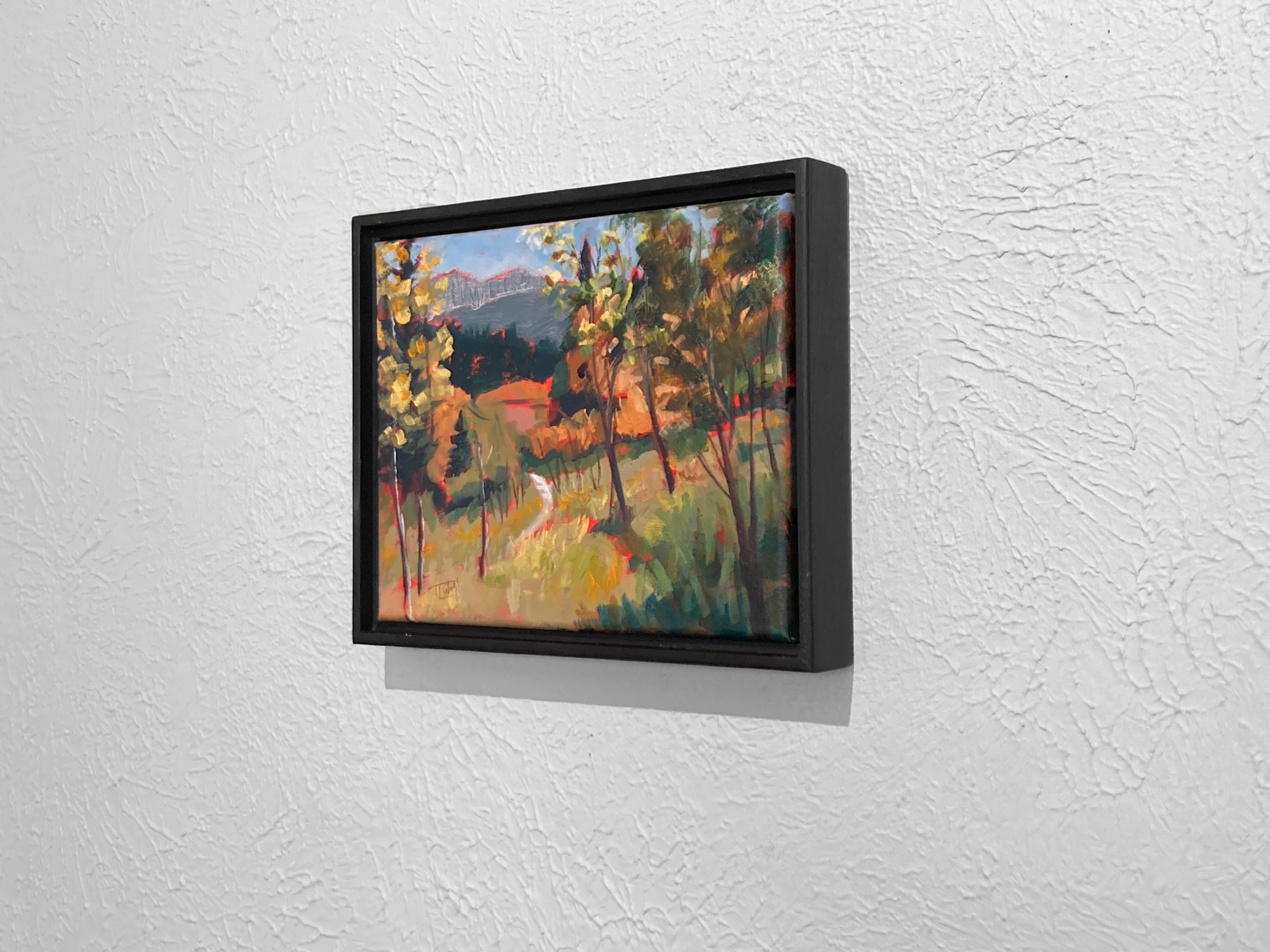 „Gusty (Plein Air Golden Gate Canyon SP)“ von Tracy Wall, Originalgemälde im Angebot 2