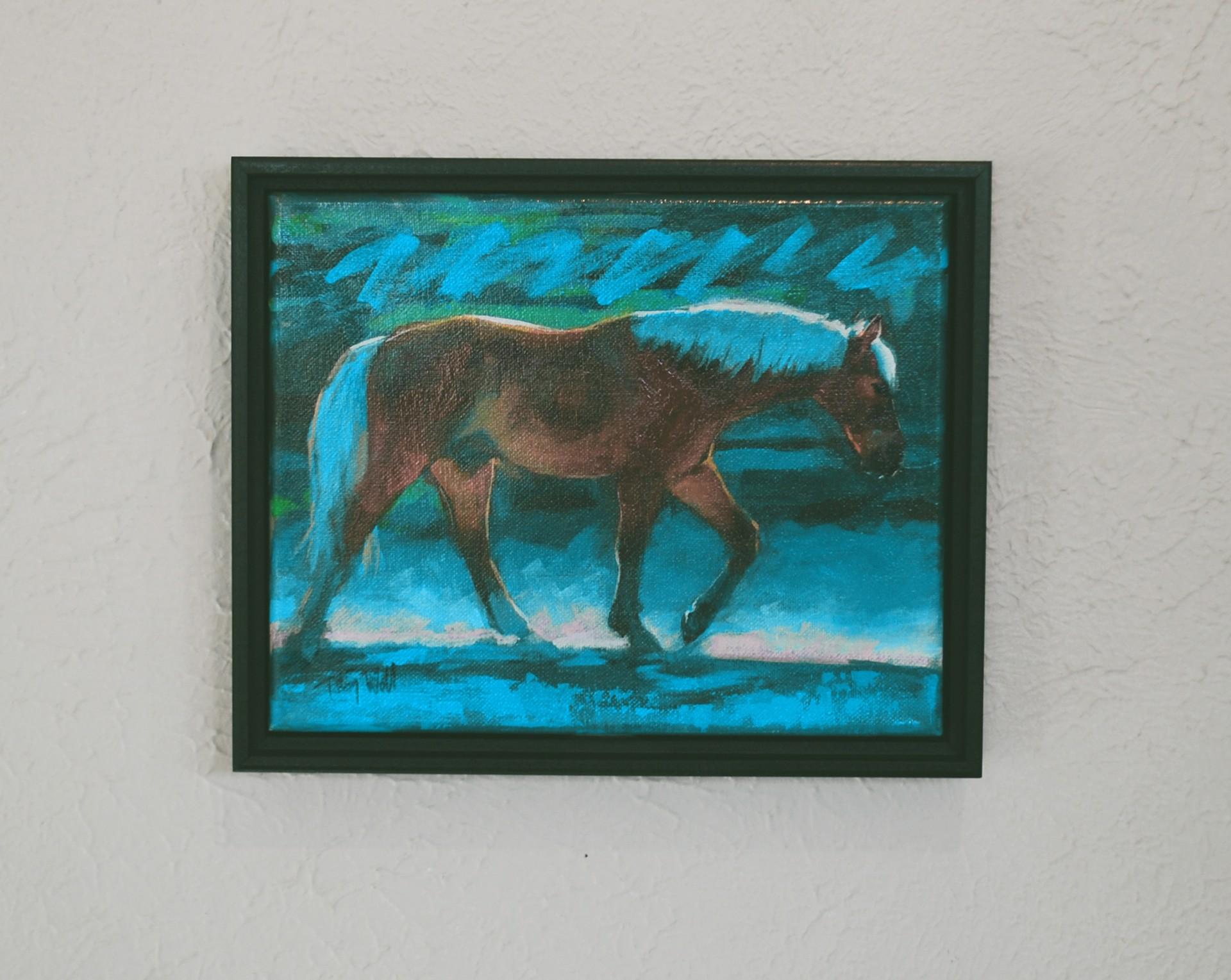 Mondfinsternis – Painting von Tracy Wall