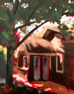 "Morning Nook" (2025), Original Landscape Still Life Oil Painting on Panel