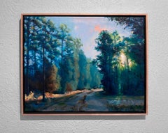 Sunrise Pines, pittura originale a tecnica mista