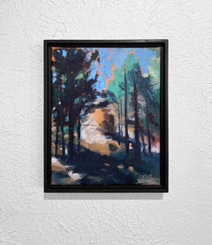 "White Ranch Sidebar" (2022) by Tracy Wall, Original Oil Painting, CO Landscape