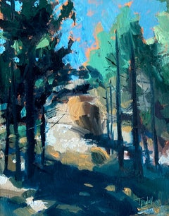 "Whiting Ranch Sidebar" (2022) di Tracy Wall, Pittura a olio originale, Paesaggio CO