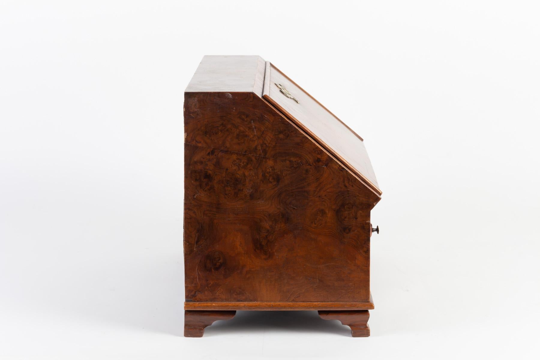 Louis Philippe Trade Furniture Forming a Miniature Secretary Writing Table, 19th Century