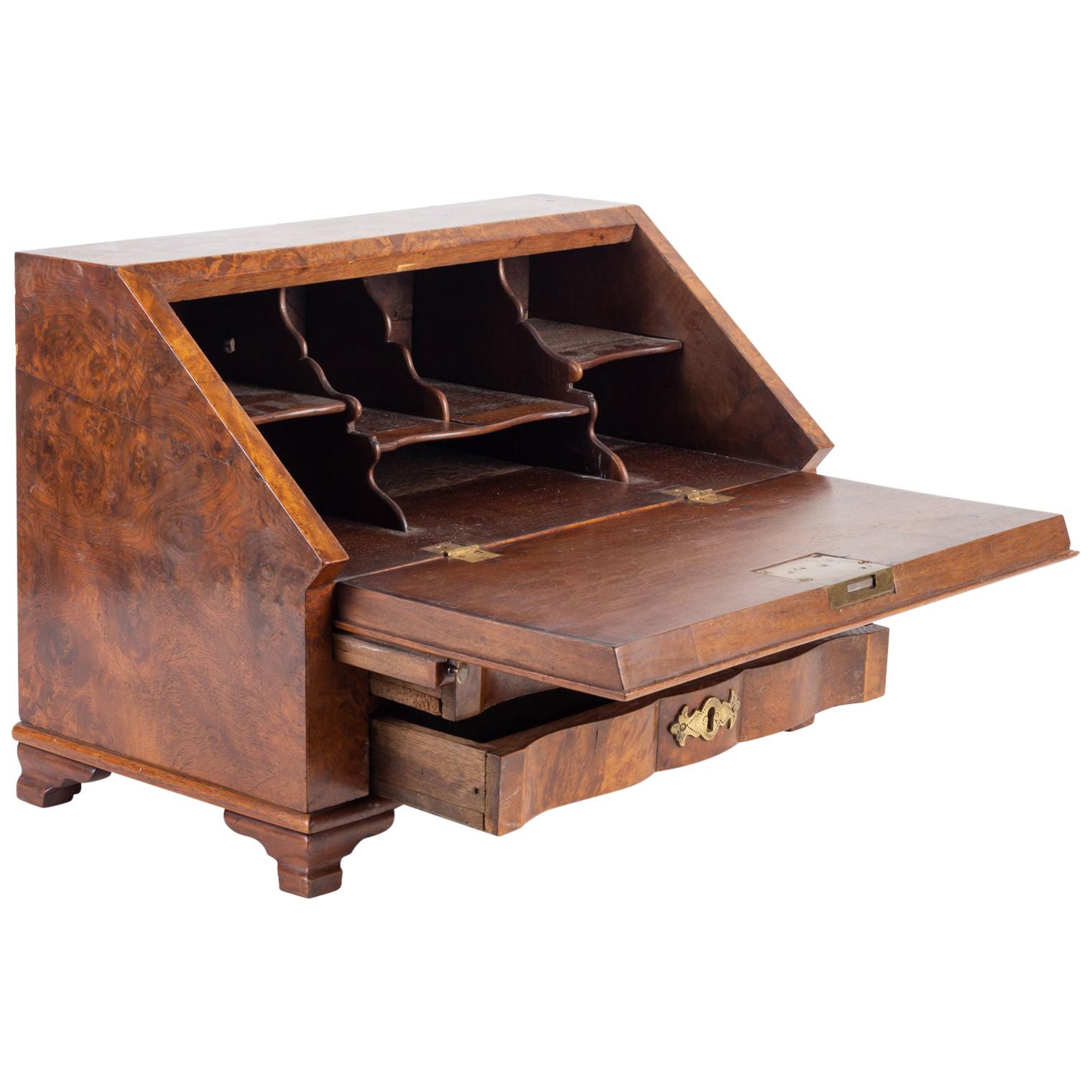 Trade Furniture Forming a Miniature Secretary Writing Table, 19th Century