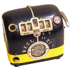 TRADE SIMULATOR 1935 Gaming Daval Reel "21" Amusement Machine In Steel