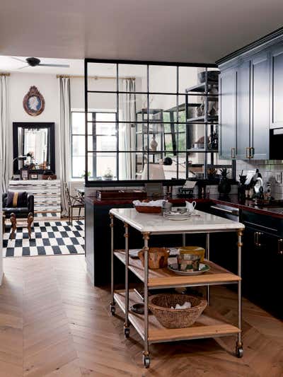 Eclectic Apartment Kitchen.  Manhattan Townhouse by Nate Berkus Associates.