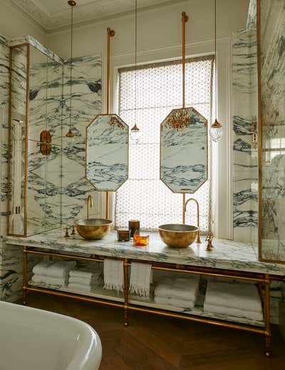 Eclectic Family Home Bathroom. Notting Hill Family House by Maddux Creative.