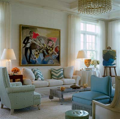  Eclectic Country House Living Room. Long Island Residence by Brian J. McCarthy Inc..