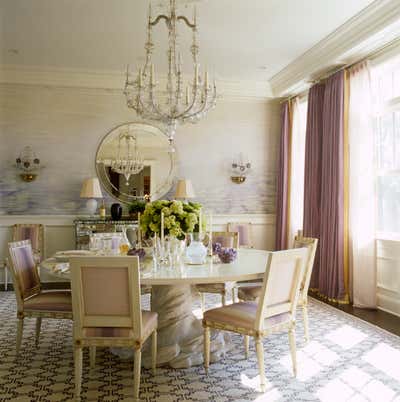 Eclectic Country House Dining Room. Long Island Residence by Brian J. McCarthy Inc..