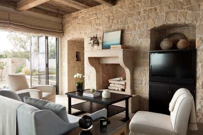 Coastal Beach House Living Room. Monarch Bay by M. Elle Design.