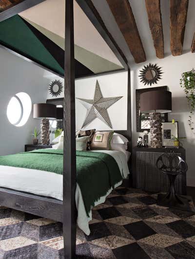  Contemporary Vacation Home Bedroom. Paris Pied-a-terre by Hubert Zandberg Interiors.