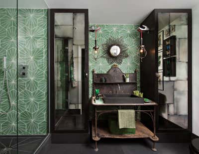 Contemporary Vacation Home Bathroom. Paris Pied-a-terre by Hubert Zandberg Interiors.