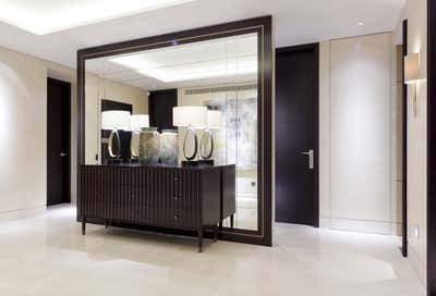  Contemporary Apartment Entry and Hall. Lowndes Square by Taylor Howes.