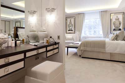  Contemporary Apartment Bedroom. Lowndes Square by Taylor Howes.