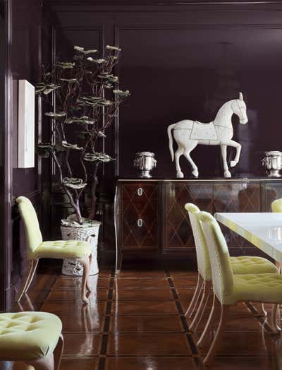  Eclectic Family Home Dining Room. City by Markham Roberts Inc..