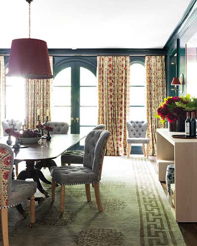  Eclectic Family Home Dining Room. City by Markham Roberts Inc..