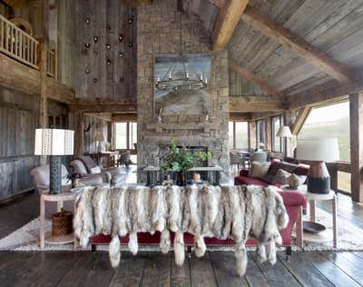  Western Living Room. Country by Markham Roberts Inc..