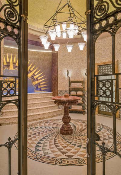  Mediterranean Entry and Hall. An Italian Villa by JP Molyneux Studio.