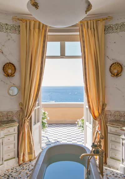  Mediterranean Vacation Home Bathroom. An Italian Villa by JP Molyneux Studio.