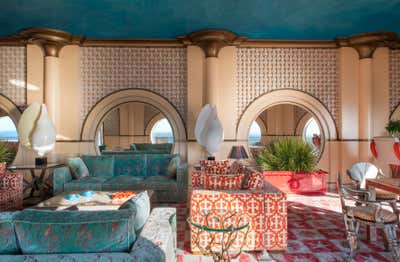  Mediterranean Vacation Home Living Room. An Italian Villa by JP Molyneux Studio.