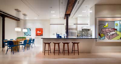 Industrial Apartment Kitchen. Downtown Loft by Shawn Henderson Interior Design.