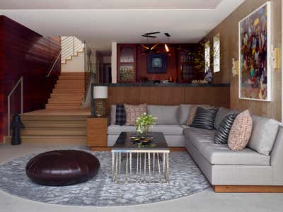  Contemporary Beach House Bar and Game Room. Manhattan Beach Modern by Annette English + Associates.
