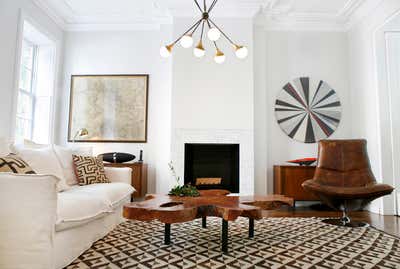  Eclectic Family Home Living Room. Greenwich Village Townhouse by Kelly Behun | STUDIO.