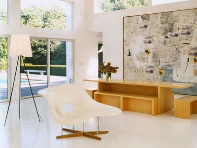Contemporary Living Room. White Box Summer House by Kelly Behun | STUDIO.