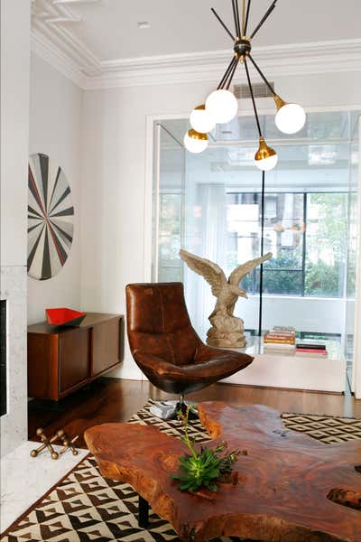 Eclectic Living Room. Greenwich Village Townhouse by Kelly Behun | STUDIO.