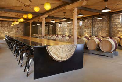 Contemporary Restaurant Dining Room. Hall Wines by NICOLEHOLLIS.