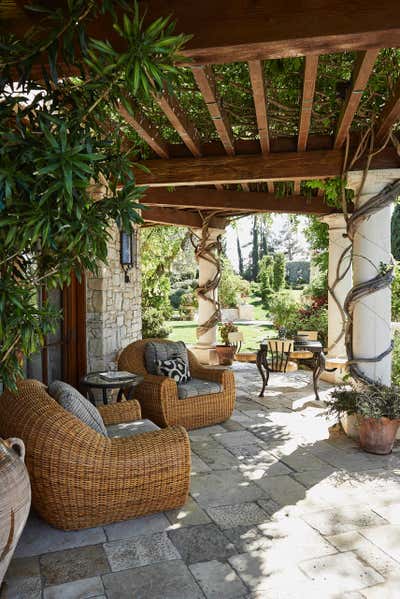  Mediterranean Family Home Patio and Deck. Bel Air by Kim Alexandriuk Design.