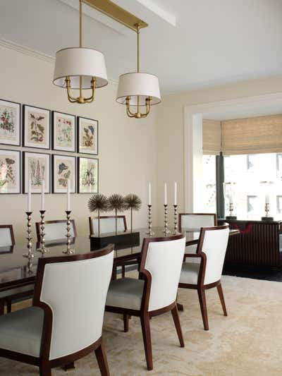  Contemporary Apartment Dining Room. 93rd Street Sales Center by Richard Mishaan Design.