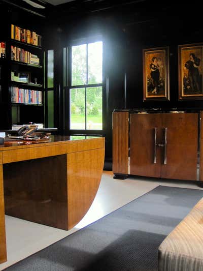  Traditional Family Home Office and Study. The Berkshires by Jarrett Hedborg Interior Design.