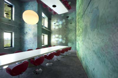 Contemporary Office Meeting Room. Meeting and Reception Room for the DSM Headquarters by Maurice Mentjens.