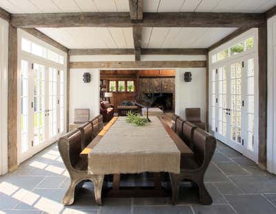  Arts and Crafts Dining Room. Connecticut Farmhouse by Shawn Henderson Interior Design.