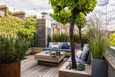 Contemporary Bachelor Pad Patio and Deck. Bayswater Mews House by Maddux Creative.