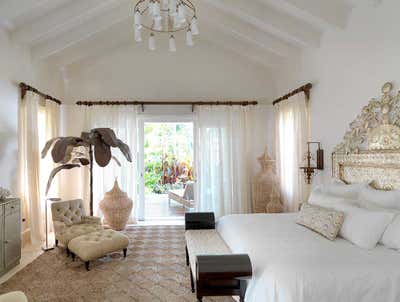  Beach Style Beach House Bedroom. Dominican Republic Private Residence by Kemble Interiors, Inc..
