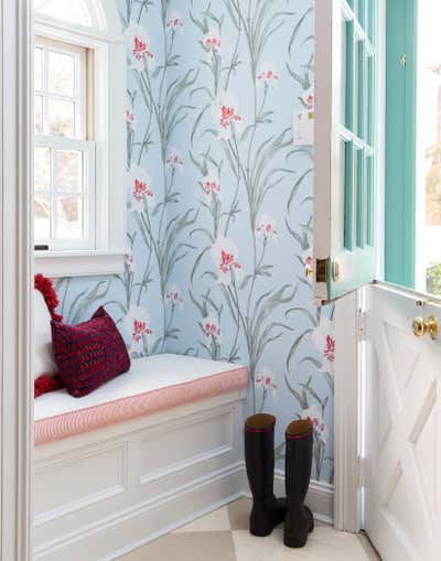 Preppy Storage Room and Closet. Long Island Escape by Kemble Interiors, Inc..