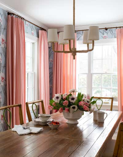  Preppy Family Home Dining Room. Long Island Escape by Kemble Interiors, Inc..