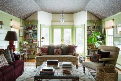  Preppy Family Home Office and Study. Long Island Escape by Kemble Interiors, Inc..