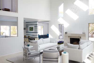  Beach Style Family Home Living Room. Southampton Saltbox Redux by Dale Cohen Designstudio.