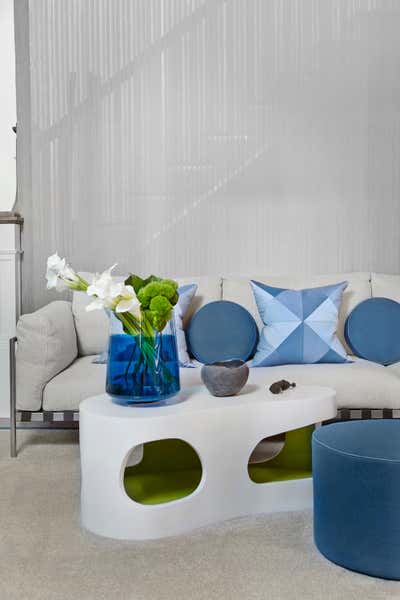  Modern Mixed Use Living Room. Southampton NY Showhouse by Dale Cohen Designstudio.