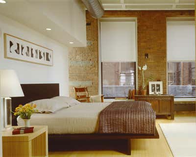  Contemporary Apartment Bedroom. Tribeca Loft by Kligerman Architecture and Design.