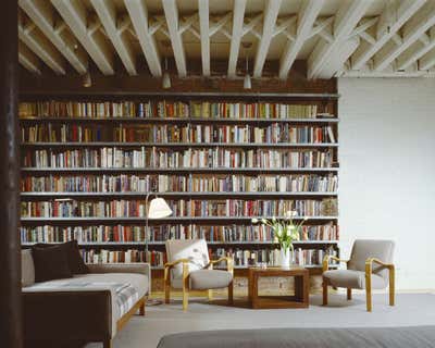 Contemporary Office and Study. Tribeca Loft by Kligerman Architecture and Design.