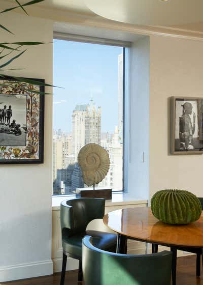  Eclectic Apartment Dining Room. Museum Tower by Harry Heissmann Inc..